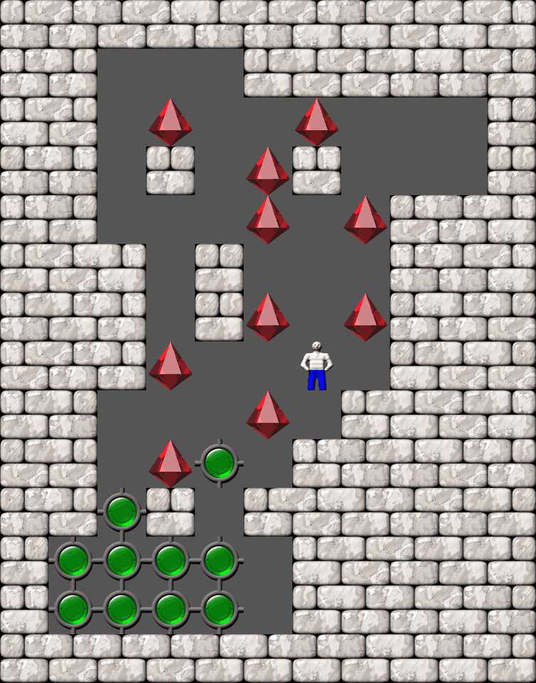 Sokoban Bugs509 collection level 301